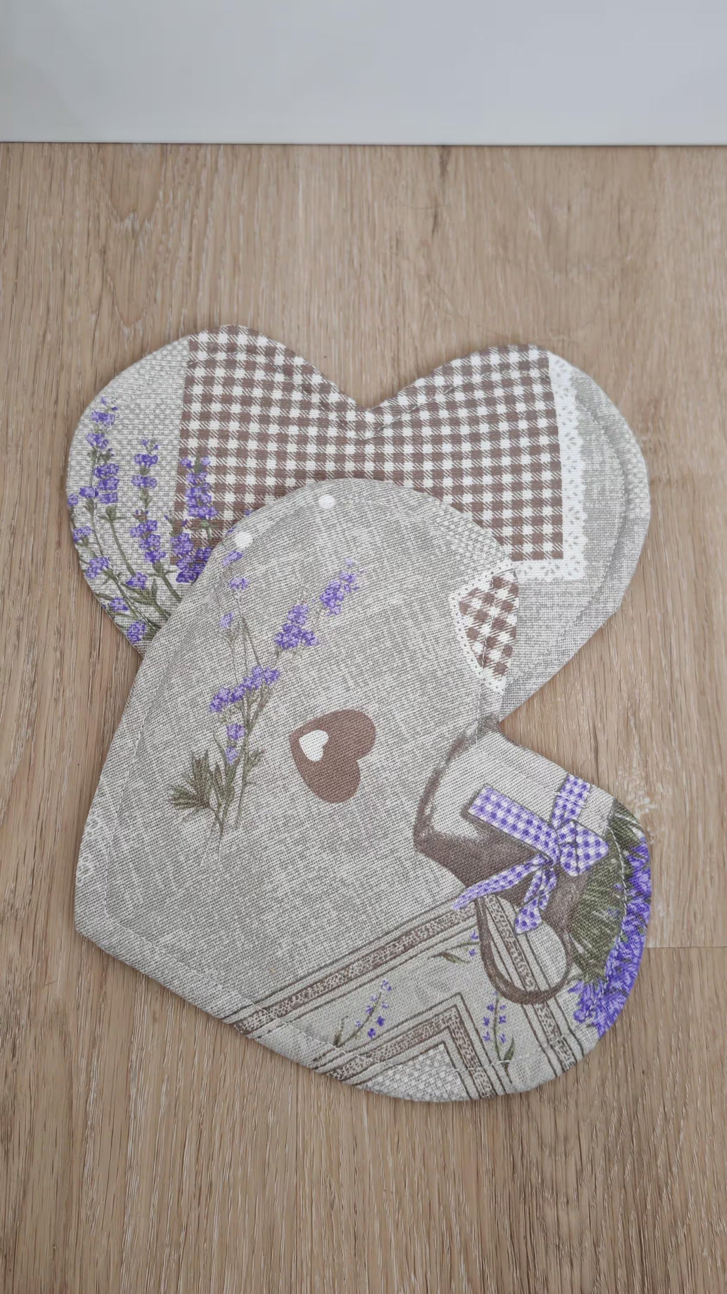 Sottotazza romantici fatto a mano stile provenzale